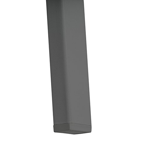 TecTake 2er Set Gartenstuhl Metall | mit Armlehnen | Dunkelgrau - 5