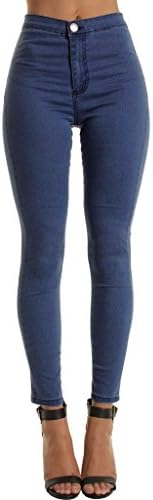 Portobello PunkHigh Waisted Skinny Jeans in White | Black | Camouflage | Wine | Shades of Blue