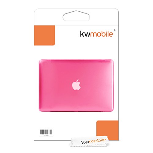 kwmobile Crystal Hülle für Apple MacBook Air 13″ (ab Mitte 2011) Hard Case – dünne durchsichtige transparente Schutzhülle Cover Tasche Pink Transparent - 7