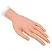 Movable Soft Plastic Nail Art Practice Display Model Hand--Left