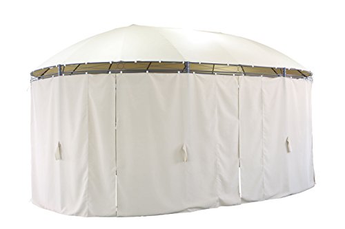 XXL Pure Home & Garden Luxus Pavillon „Vigo“ 530×350 cm, inkl. aller Seitenteile - 2