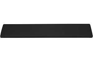 ‎AKKO Akko Memory Foam Tastatur Handgelenkauflage, Weich Gepolsterte Unterstützung zur Vermeidung von Handgelenksschmerzen durch Ständiges Tippen und Spielen (Schwarz, 390 * 70 * 19 mm)