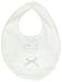 Mamas and Papas Unisex Baby 3 Pleat Wttw BIB, White, One Size