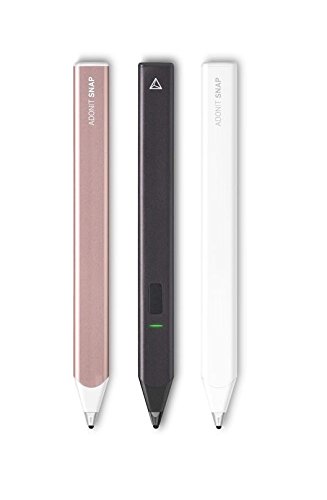 Adonit Snap Stylus mit feiner Spitze und eingebautem Foto-Auslöser – rose gold [iOS & Android | 1.9mm dünne Spitze Integrierter Akku] – ADSPRG - 7