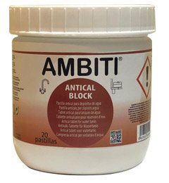 Ambiti Pastillas antical 20x16 grms, eliminan la cal de las sondas de nivel de los depósitos.