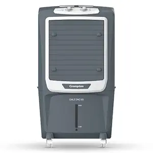 Crompton Gale DAC Desert Air Cooler- 60L, with Everlast Pump, 4-Way Air Deflection and Honeycomb pads, Grey, (ACGC-GALEDAC60)