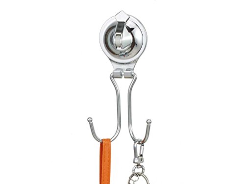 Tatkraft Sakura Doppel Badezimmer Handtuchhaken Chrom Trigger Saugnapf 7.5X4.4 X 8.4 cm