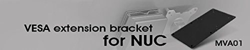 SilverStone SST-MVA01 – VESA Halterung NUC Gehäuse, unterstützt Standard VESA Montagespezifikationen, schwarz - 12
