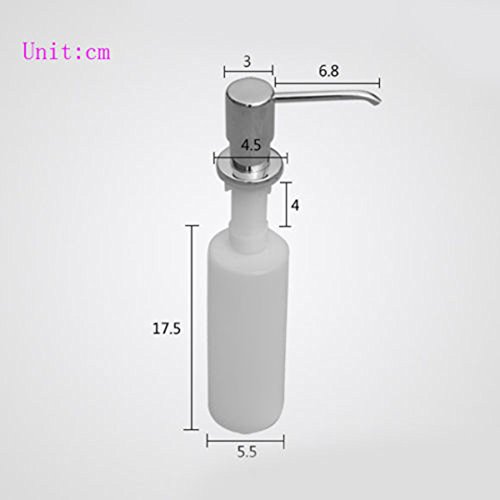 E Support 300ml Seifenspender Shampoo Spender Bad Küche Dosierer Spülmittelspender - 3