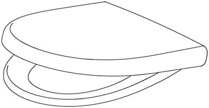 Toto Germany Pagette Kadett 300 S TOILET SEAT, 791881802 Suitable for Keramag Icon and 4U/Renova No. 1 White