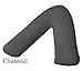 Adamlinens 68 pick V Pillowcase for V Shaped Pillows Charcoal V Pillow Case Cover Only