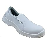 Lebensmittelindustrie Jal Group S2 SRC Sicherheitsschuhe Arbeitsschuhe Kochschuhe Laborschuhe flach Weiss B-Ware, Größe:41 EU