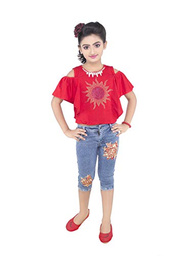 RAVEN CREATION Girl's Western Wear Top 