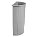 Produktbild Rubbermaid Commercial 21gal Untouchable Half Round Trash Can - Platinum