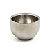 sourcingmap® Silver Tone Stainless Steel Travel Beard Shaving Soap Bowl Mug Container Shave Tool for Men