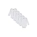 Bluezoo Kids Pack Of Five Babies White Long Sleeved Bodysuits 9-12 Months