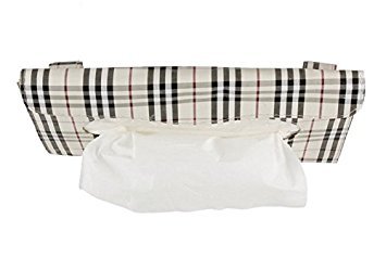 Preisvergleich Produktbild Honeysuck Auto PU Leder Sonnenblende Tissue Box Papier Serviettenhalter