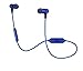 Price comparison product image JBL E25BT in-ear Wireless Bluetooth Headphones, Universal Remote w/Built-In Microphone, 8 Hours Music Playback - Blue