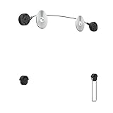 Soporta hasta 50 kg TooQ LED1055F-B - Soporte ultra delgado de pared para monitor/TV/LED de 32\" a 55\", hasta 50kg de peso, formato VESA hasta 400x400, color negro