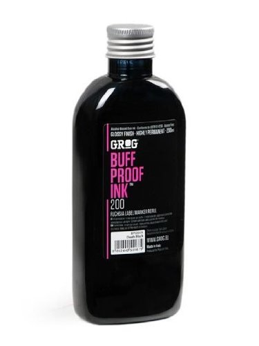 Grog – Buff Proof Ink 200 ml, von Graff-City, Death Black - BPI-01, 200 ml