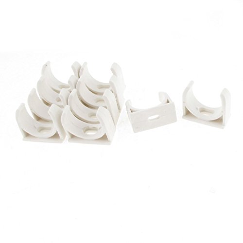 Preisvergleich Produktbild DealMux 10 Stück 30mm Durchmesser weißes PVC Trinkwassernetz, Binder Fittings