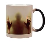 Esta taza mágica con efecto calor no es sólo un regalo para los amantes del café y té, sino también para los nerds y los amantes de zombies.