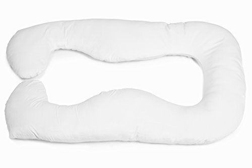 Schwangerschaftskissen, Seitenschläferkissen mit Öko-Tex Standard 100 – ergonomisch geformt – stützt Rücken und Bauch - 2