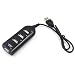 Produktbild ForceSthrength 4-USB-Port High-Speed-Hub-Splitter f¨¹r U-Disk-Kartenleser Computer Laptop