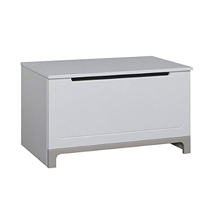 Pinio Coffre à jouets Mini - Blanc et gris