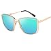 Produktbild Yazidan Frauen-Weinlese-Augen-Sonnenbrille-Retro- Eyewear-Art Strahlenschutz Sonnenbrille Matte Rubber Retro Vintage Unisex Brille mit Federscharnier für Herren und Damen