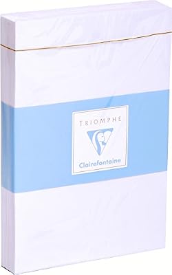 Clairefontaine 7736C Paquet de 25 Enveloppes Adhéclair 11,4 x 16,2 cm 90 g sous bande/cello avec doublure 50 g Blanc