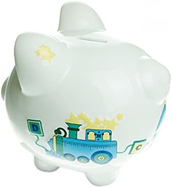 Extra Large Piggy Bank Money Box with Duck Train Design