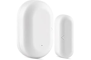 LEDLUX ZigBee - Sensor magnético para puerta y ventana, antirrobo inalámbrico, notificación remota con App Tuya, puerta ventana magnética sensor