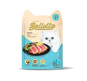 Bellotta Wet Food for Cats and Kittens, Tuna, 85 g Pouch (Pack of 12)