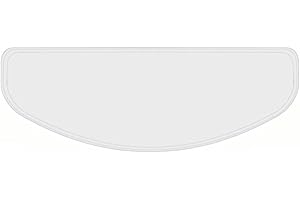 JIMTUZE Inserto Pinlock - Cascos de Moto antilluvia | Inserto Impermeable antiniebla para Visera de Casco Universal, película antiniebla autoadhesiva para Lentes de Cascos