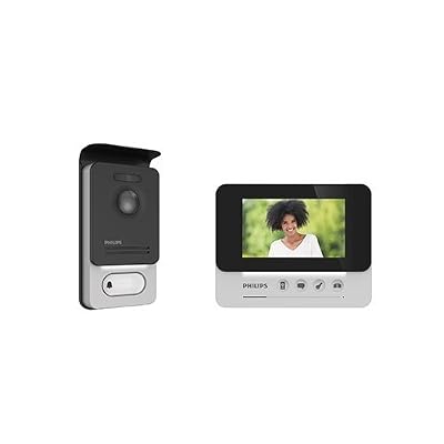 Philips 531004 Visiophone compact Noir 4,3"