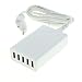 Produktbild OTB Ladeadapter USB - 8,0A 5-Port Multiadapter mit Auto-ID - weiß