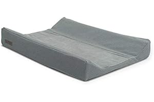 Jollein 022-503-65293 Wickelauflagen-Bezug Brick velvet storm grey Gr. 50x70 cm