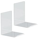 2x Acryl Buchstützen Faxland in 4 Größen, glasklar, 10 x...