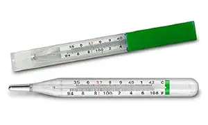 SHREY & SANK Smic Gold Clinical Oval Thermometer Smic Gold Clinical Oval Thermometer 2 PIC SClinical Oval Thermometer 2 PIECES (SMIC GOLD PACK OF 2 THERMOMETER)
