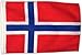Produktbild Fahne Flagge Norwegen 30 x 45 cm