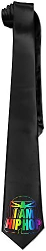 GENTLE I Am Hip Hop Colorful Necktie Skinny Ties / New Novelty Tie For Party