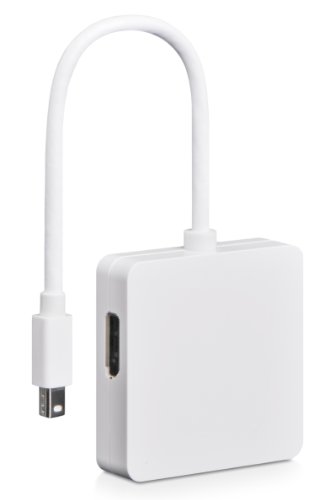 Donzo mini DisplayPort 19-polig auf HDMI Buchse + DVI + DisplayPort für Apple MacBook/MacBook Air/MacBook Pro/iMac/Mac mini/Mac Pro weiß - 8