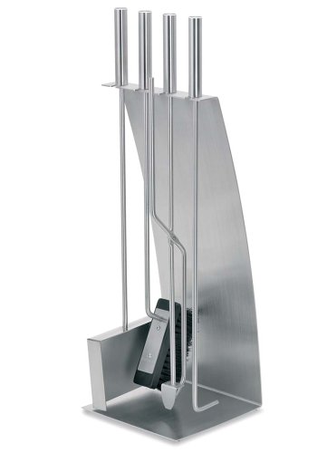 Blomus 65131 Kamingarnitur Chimo, 5-teilig, Edelstahl matt