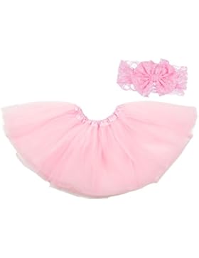Dancina Baby und Mädchen Tüllrock Tutu Set mit Haarband (6 Monate - 4 Jahre)