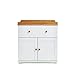 Obaby York Nursery Furniture Set (3 Pieces, White with Pine Trim)