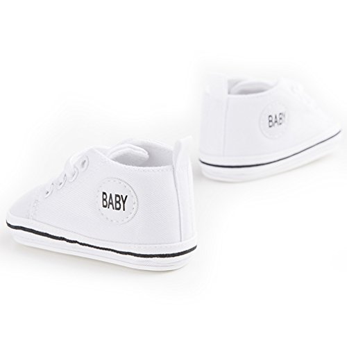 Süße Baby-Leinwand-Turnschuh Anti Skid weicher netter Trainer Schuhe 0-18M - 6