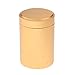 Produktbild sharprepublic Portable Aluminium Pill Cases Pillendosen / Daily Pille Tee Kaffeebehälter Für Männer, Frauen, Kinder Mehrzweck - Gold