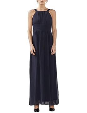 ESPRIT Collection Damen Empire Kleid 027EO1E008, Maxi, , , , Gr. 34, Blau (Navy 400)