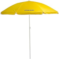 Cressi Beach Umbrella Parasols Mixte, Jaune, Unique